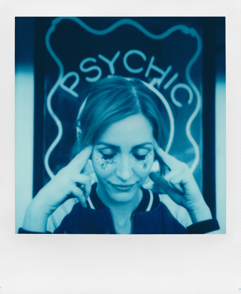 through the lens polaroid reclaimed blue 600 film Brian Slaghuis