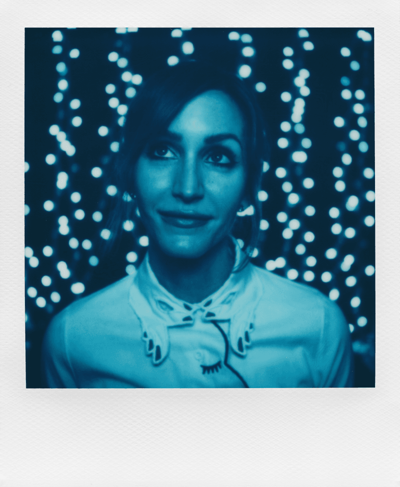 through the lens polaroid reclaimed blue 600 film Brian Slaghuis