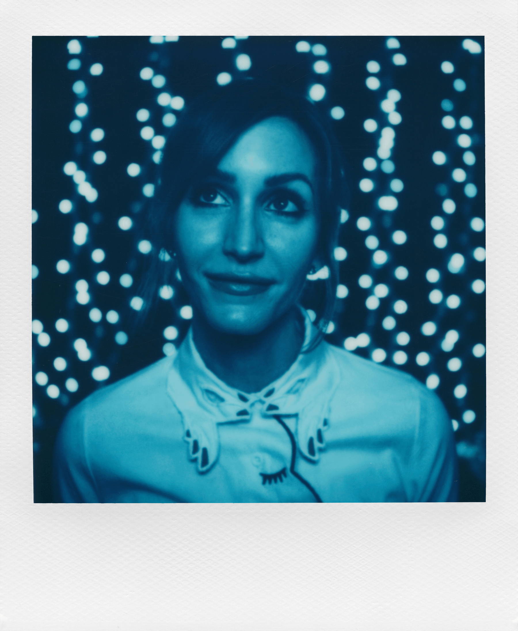 through the lens polaroid reclaimed blue 600 film Brian Slaghuis