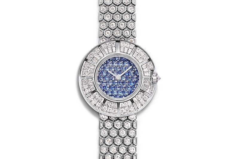 Tiffany & Co. Reveals Four New Limited-Edition Luxury Watches Union Square Limited Editions tiffany blue crocodile leather strap rose gold pave diamonds sapphire crystal casebacks limited to 100 pieces each 