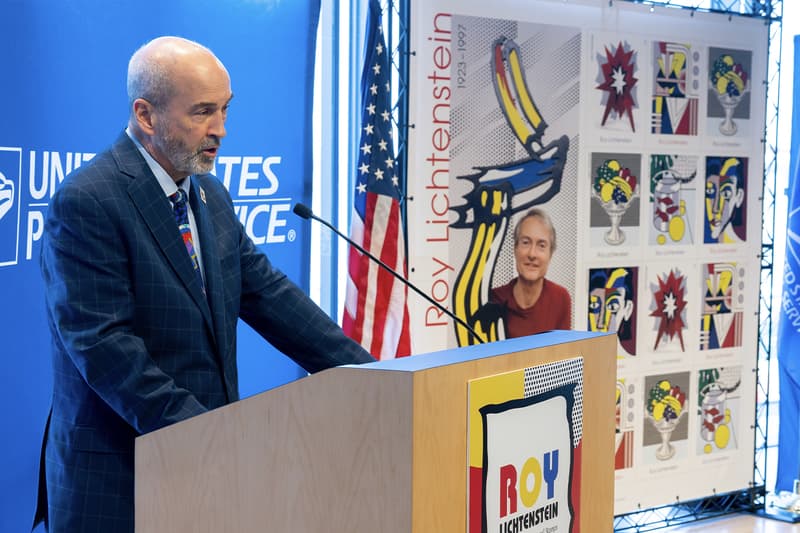 United States Postal Service USPS Roy Lichtenstein forever stamps whitney museum of American Art news info