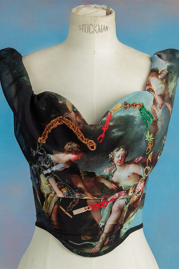 Vivienne Westwood Corset Exhibition London history designer craft week uk underwear womenswear lingerie 1987