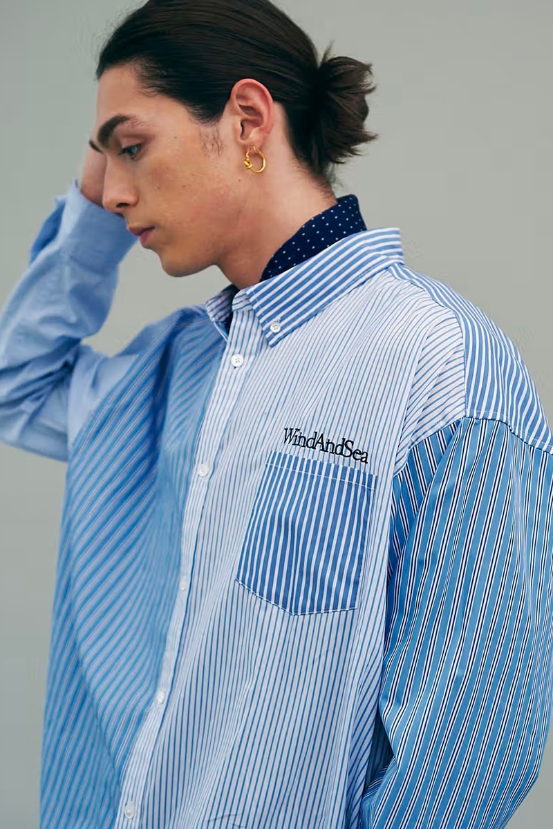 WIND AND SEA SS23 Takes Notes From 2000s Hip-Hop Ss23 spring summer 2023 japanese street style streetwear oversized shirts baggy button ups t-shirts sweaters