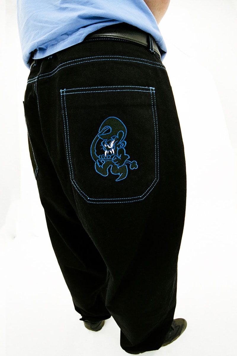 Yardsale Spring Summer 2023 London UK Streetwear Skateboarding Phantasy Jeans Pin Goblin Style Clothing England Spider