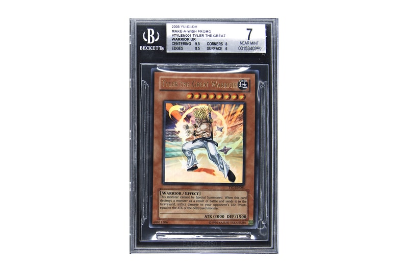 1/1 'Yu-Gi-Oh!' Tyler the Great Warrior Card Sold for Over $300,000 USD | Hypebeast 1/1 'Yu-Gi-Oh!' Tyler the Great Warrior Card Sold for Over $300,000 USD | Hypebeast