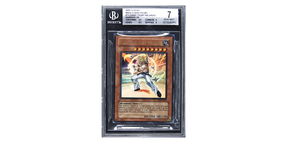1/1 'Yu-Gi-Oh!' Tyler the Great Warrior Card Sold for Over $300,000 USD | Hypebeast 1/1 'Yu-Gi-Oh!' Tyler the Great Warrior Card Sold for Over $300,000 USD | Hypebeast