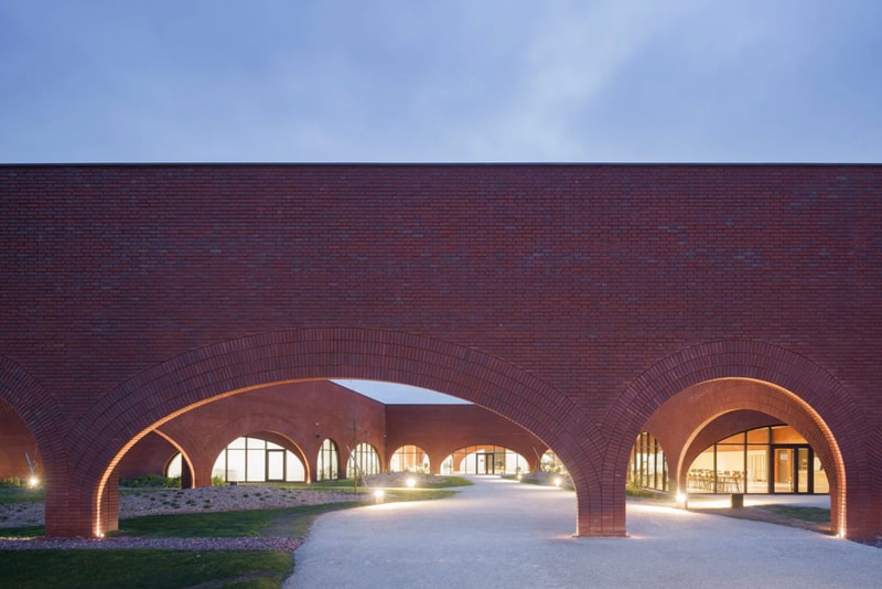 Hermès New Leather Workshop Is Clad in Brick Design