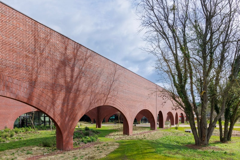 Hermès New Leather Workshop Is Clad in Brick Design