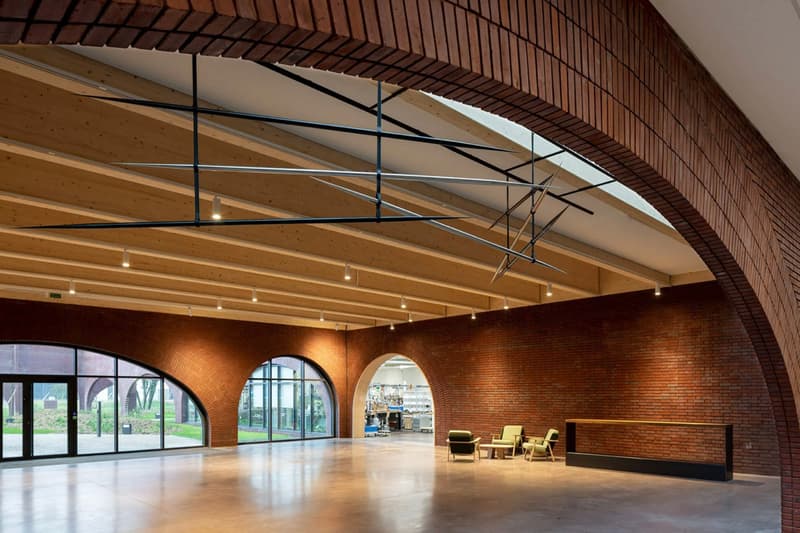 Hermès New Leather Workshop Is Clad in Brick Design