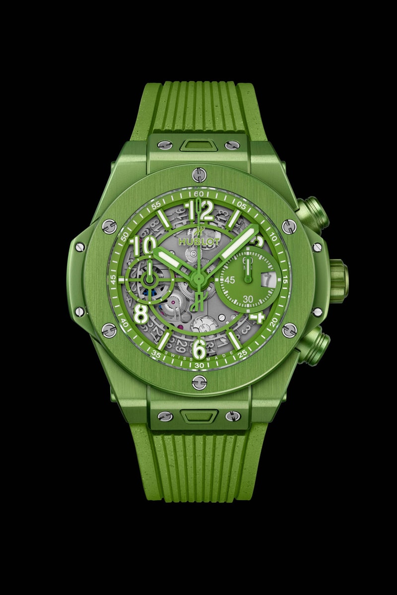 Hublot Big Bang All Black Green Ceramic Mens Watch