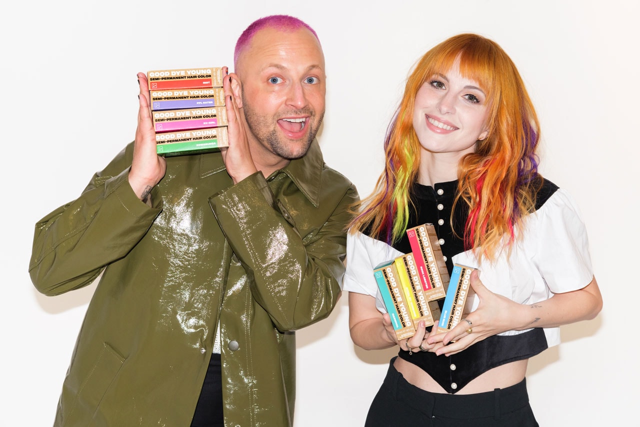 Paramore Hayley Williams Orange Hair Color Sustainable Hair Dye Brand Good Dye Young Fruits Hair Lab Nashville Hairstylist Brian O'Connor