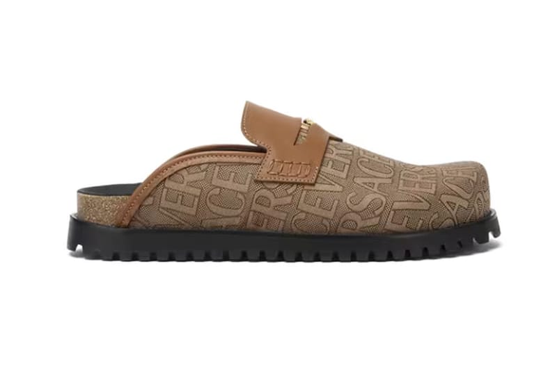 Versace Gets Beach Ready With Allover Medusa Mules