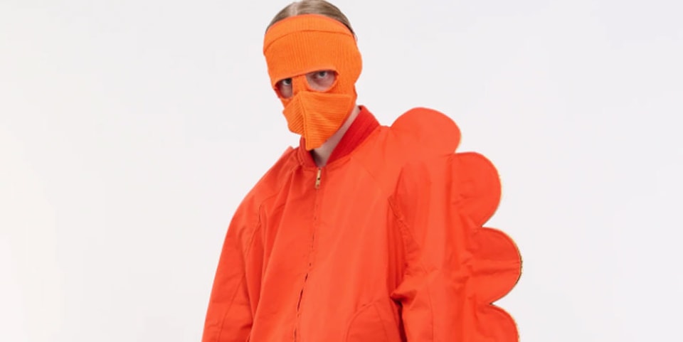 Walter Van Beirendonck Jock Mask in Orange for Men