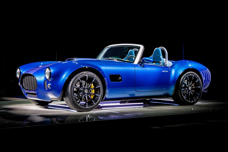 AC Cobra GT Roadster London Debut Reveal Tottenham Hotspurs Stadium Vintage Retro Restomod New V8 Supercar Muscle Classic