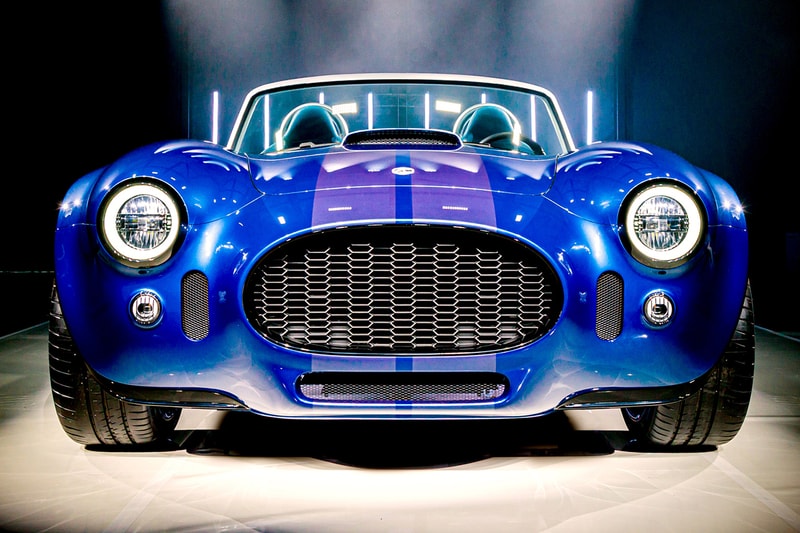 AC Cobra GT Roadster London Debut Reveal Tottenham Hotspurs Stadium Vintage Retro Restomod New V8 Supercar Muscle Classic