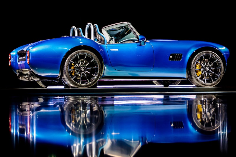 AC Cobra GT Roadster London Debut Reveal Tottenham Hotspurs Stadium Vintage Retro Restomod New V8 Supercar Muscle Classic