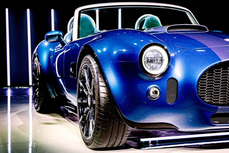 AC Cobra GT Roadster London Debut Reveal Tottenham Hotspurs Stadium Vintage Retro Restomod New V8 Supercar Muscle Classic