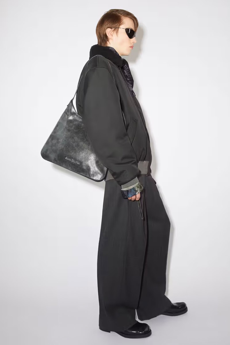 Acne Studios Introduces Its New Platt Crackle Bag For SS23 spring summer 2023 update accessories platt crossbody mini large everday bag