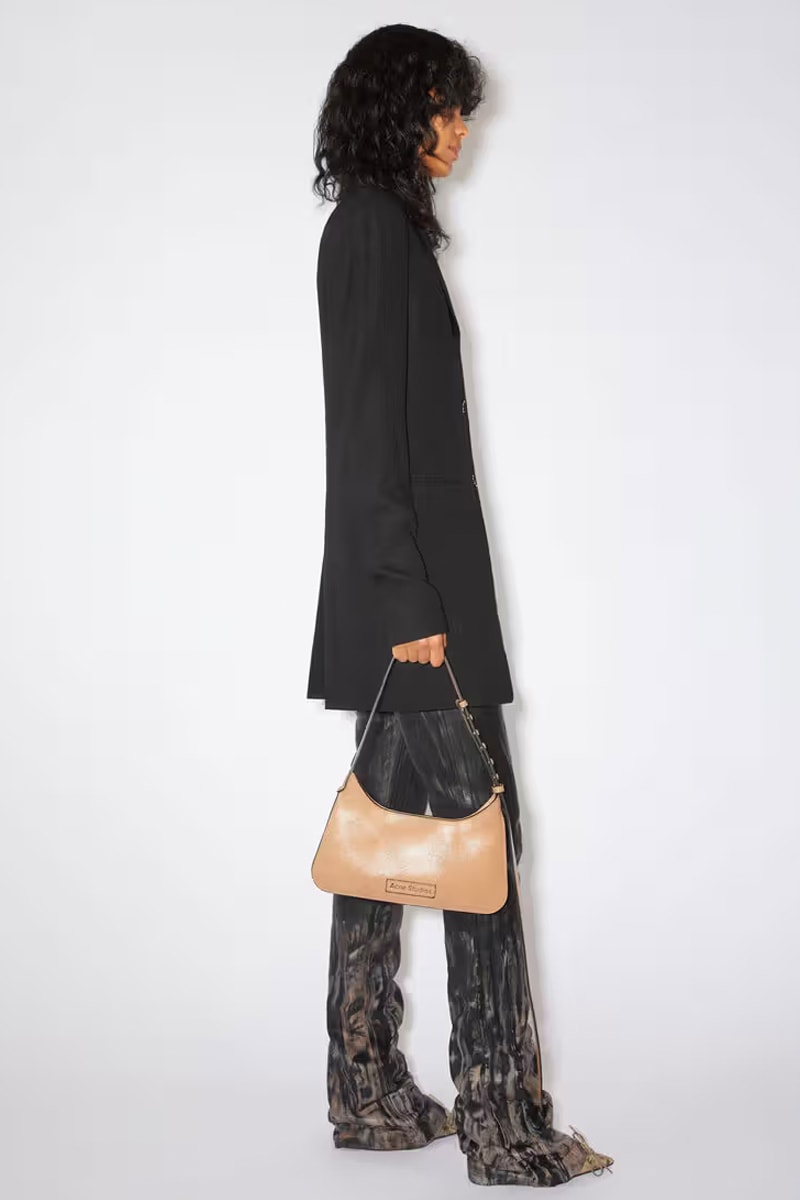 Acne Studios Introduces Its New Platt Crackle Bag For SS23 spring summer 2023 update accessories platt crossbody mini large everday bag