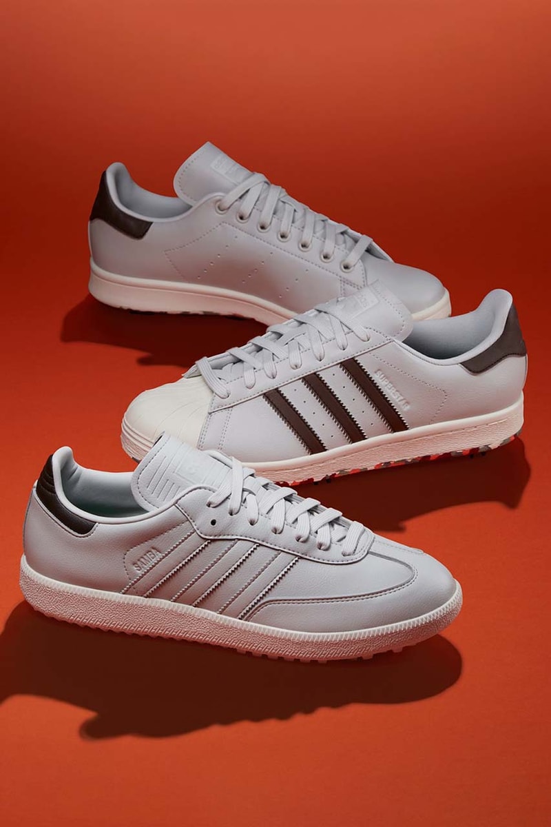 adidas golf icons pack samba stan smith superstar originals grey off white release date