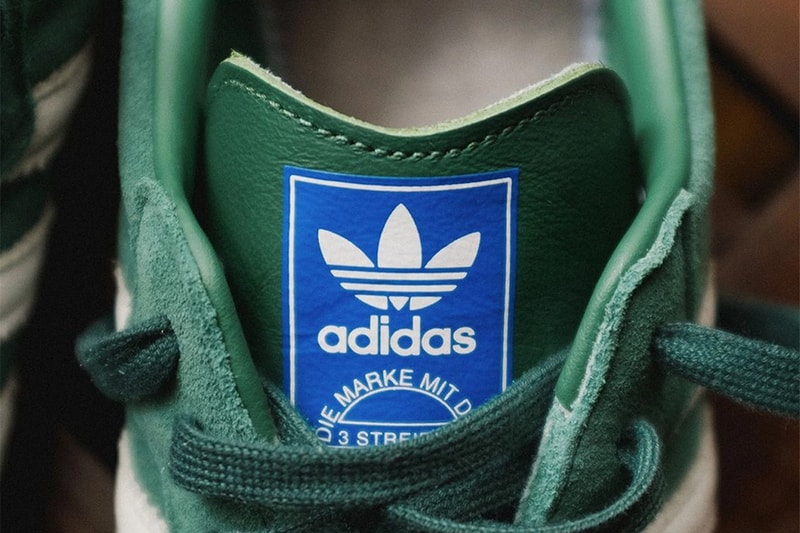 adidas Samba OG Chalk Green suede leather green white blue gum gold release info date price