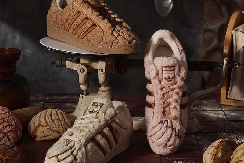 adidas Superstar Concha id1636 id1638 id1637 Mexico Latin America sweet bread dessert sneakers footwear hype