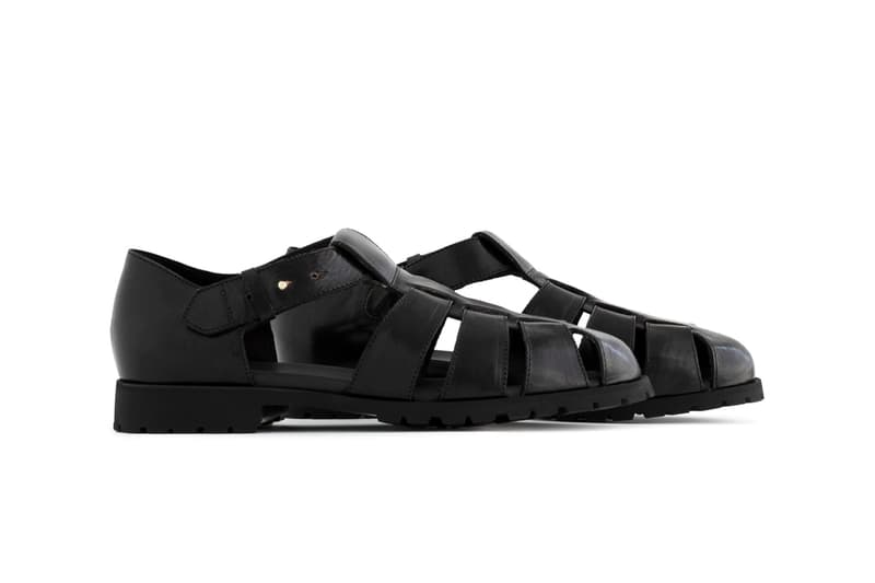 Aime Leon Dore Fisherman Sandal black brown gold brass cow leather calfskin release info date price