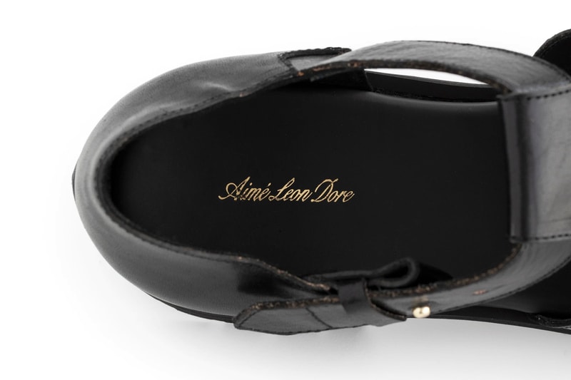 Aime Leon Dore Fisherman Sandal black brown gold brass cow leather calfskin release info date price