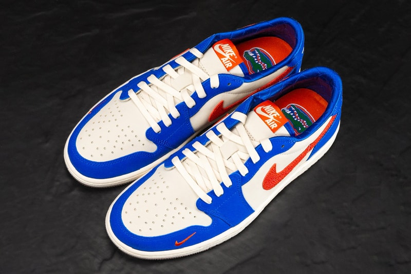 air jordan 1 low og florida gators pe white blue orange photos info university of florida 
