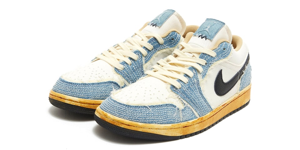 The Air Jordan 1 Low Receives the "Sashiko" Treatment