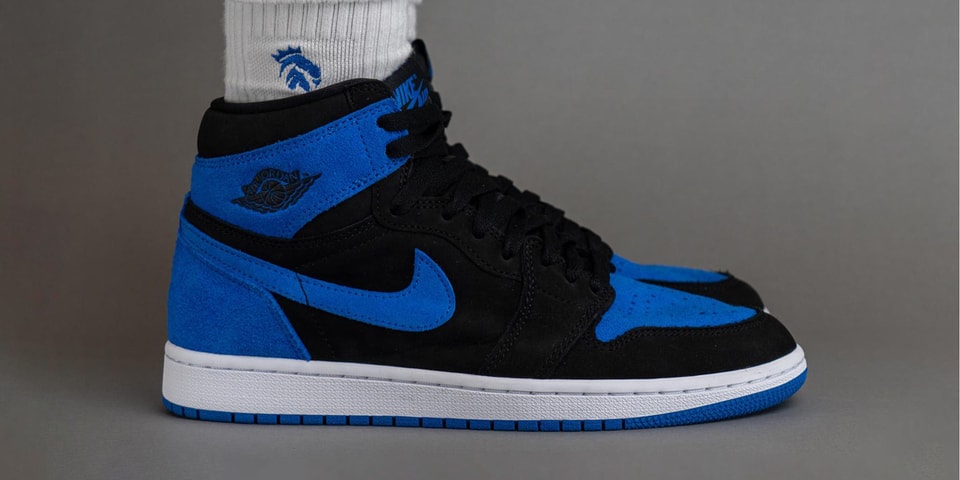 On-Foot Look at the Air Jordan 1 High “Royal Reimagined”