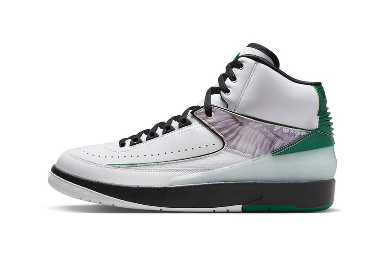 Air Jordan 2 "Wings" Honors Jordan Brand VP Howard "H" White Nike White/Malachite-Black jordan wings program
