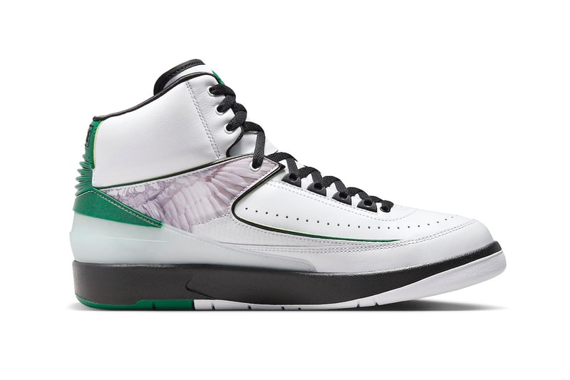 Air Jordan 2 "Wings" Honors Jordan Brand VP Howard "H" White Nike White/Malachite-Black jordan wings program