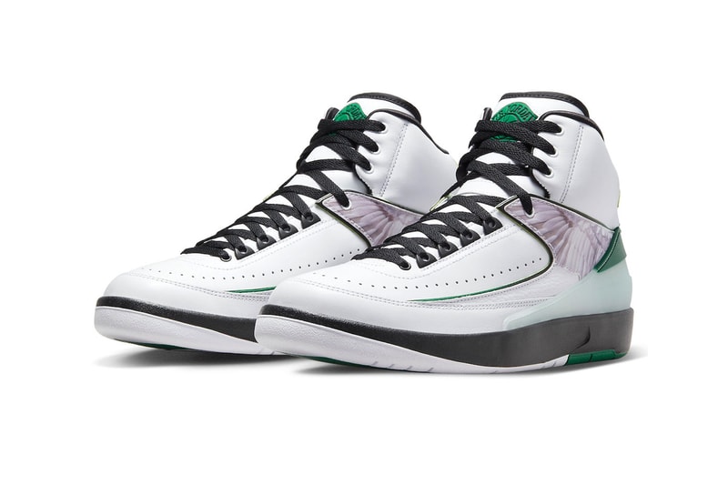 Air Jordan 2 "Wings" Honors Jordan Brand VP Howard "H" White Nike White/Malachite-Black jordan wings program