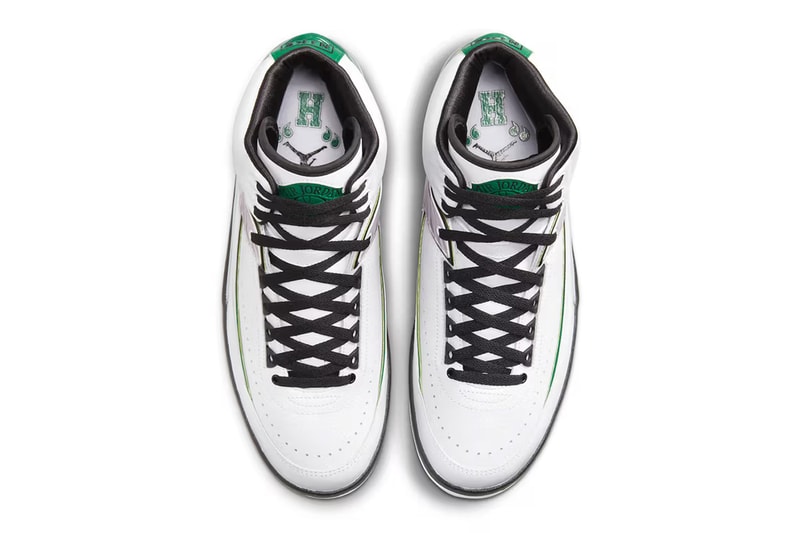 Air Jordan 2 "Wings" Honors Jordan Brand VP Howard "H" White Nike White/Malachite-Black jordan wings program