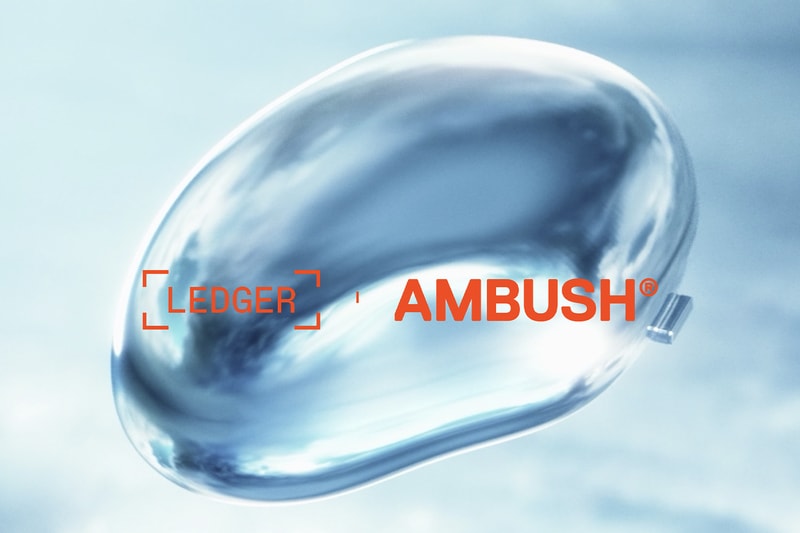 AMBUSH Drops Collaborative Liquid Metal Case for the New Ledger Stax yoon ahn verbal tokyo japan cryptocurrency blochain