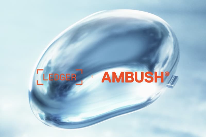 AMBUSH Drops Collaborative Liquid Metal Case for the New Ledger Stax yoon ahn verbal tokyo japan cryptocurrency blochain