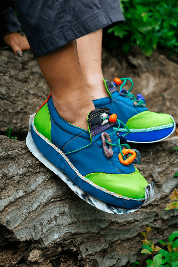 Annie Purdy Graduate Footwear Collection release information details date London college of fashion uk London sneaker designer Are You Mad Re=Comb