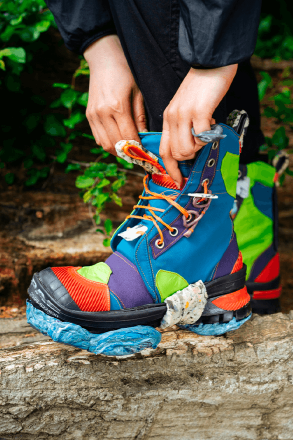 Annie Purdy Graduate Footwear Collection release information details date London college of fashion uk London sneaker designer Are You Mad Re=Comb