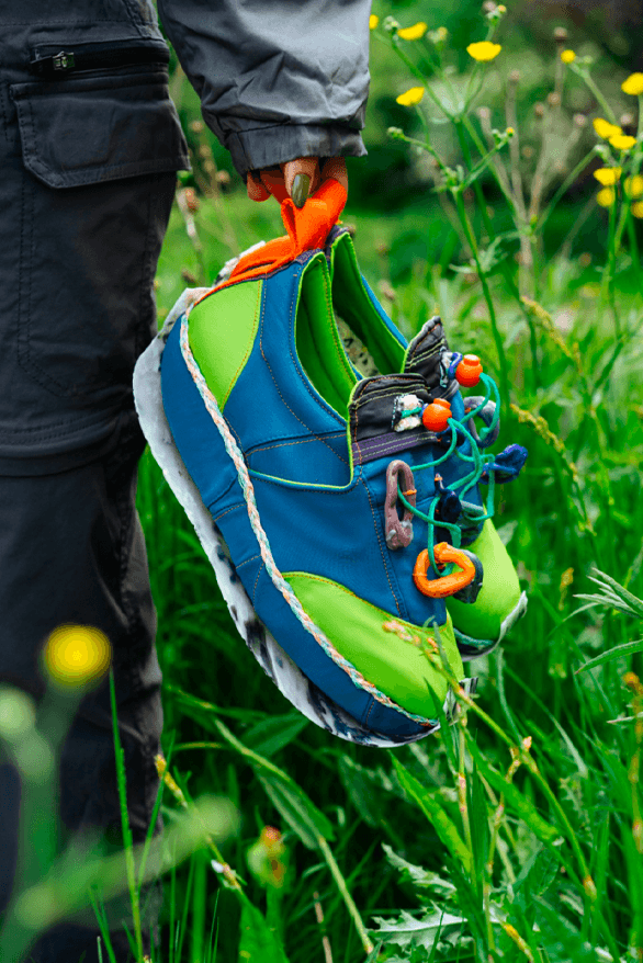 Annie Purdy Graduate Footwear Collection release information details date London college of fashion uk London sneaker designer Are You Mad Re=Comb