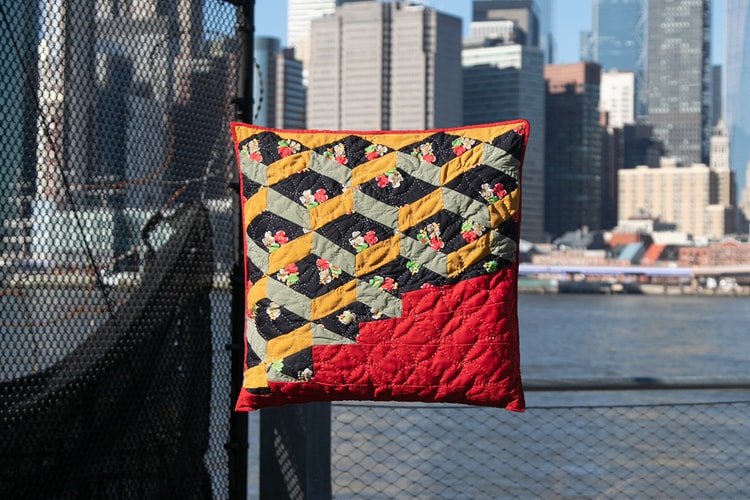 Jessica Ogden's Latest Quilts and Cushions Are Made from A.P.C. and sacai Scraps