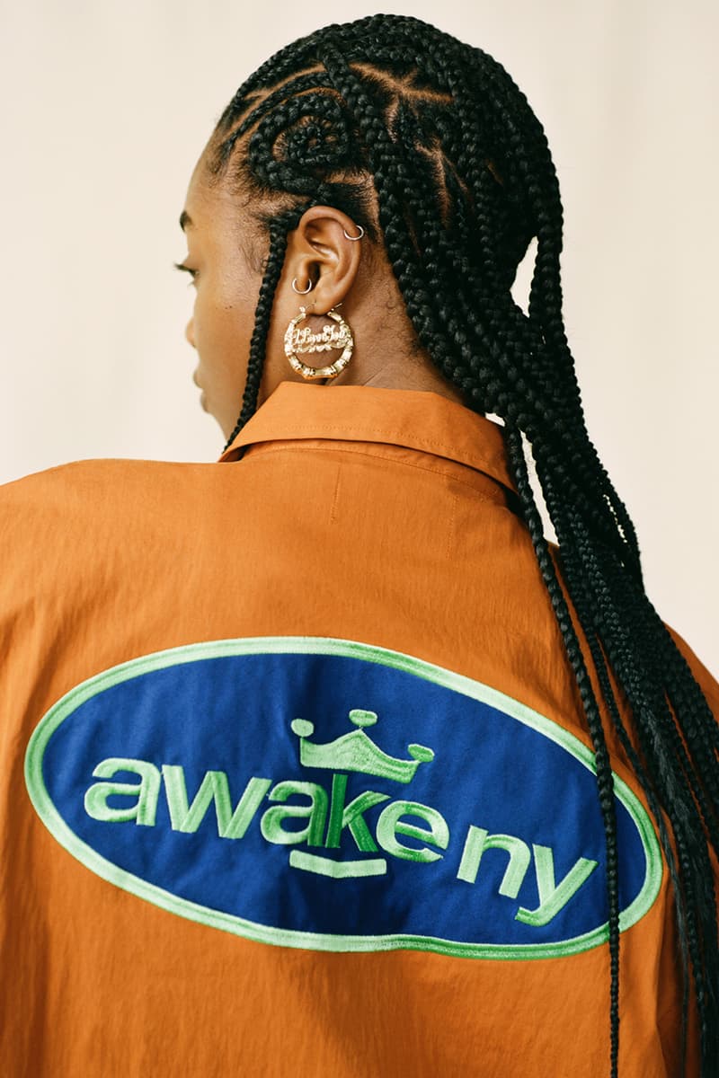 awake ny angelo baque spring 2023 capsule collection alpha industries miles davis t shirt jacket coachs harrington chenille pant track suit official release date info photos price store list buying guide