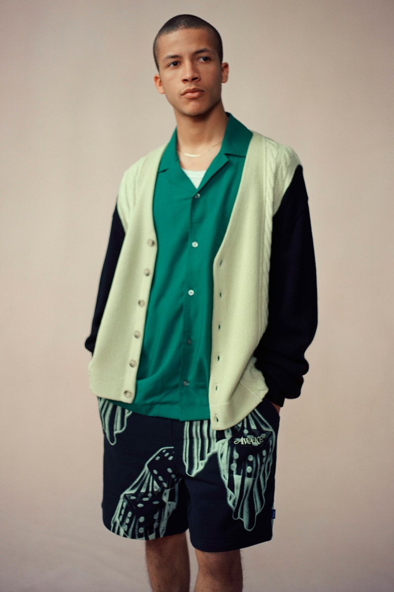 awake ny angelo baque spring 2023 capsule collection alpha industries miles davis t shirt jacket coachs harrington chenille pant track suit official release date info photos price store list buying guide