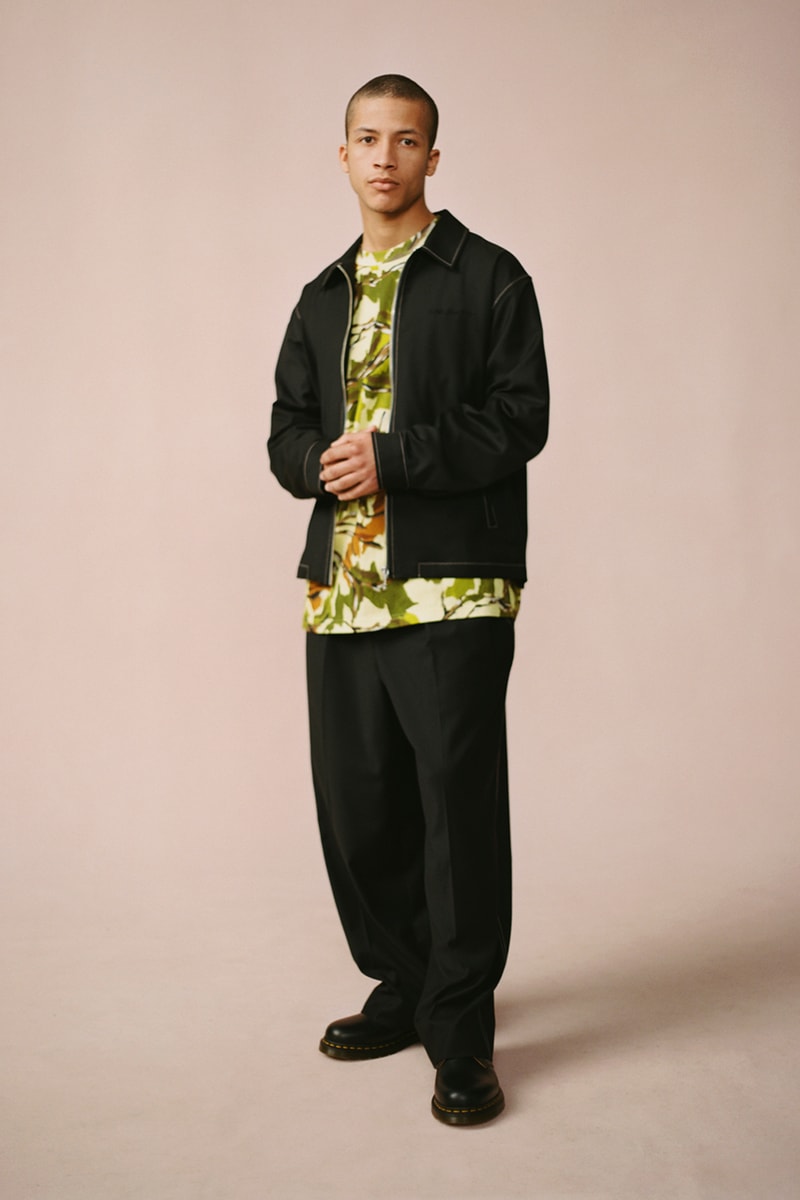 awake ny angelo baque spring 2023 capsule collection alpha industries miles davis t shirt jacket coachs harrington chenille pant track suit official release date info photos price store list buying guide