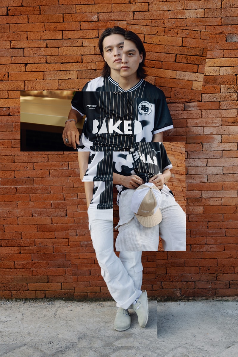 Hypebeast Indonesia and BAKED Apparel Capsule and Event jersey tie dye shirts shorts socks hat