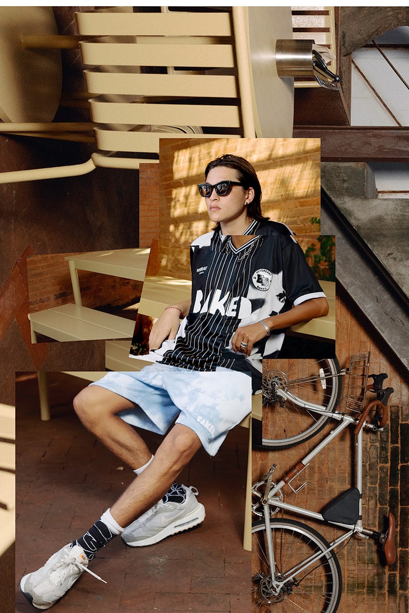 Hypebeast Indonesia and BAKED Apparel Capsule and Event jersey tie dye shirts shorts socks hat