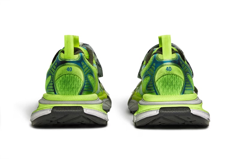 Balenciaga 3XL Trainer Fluo Yellow Neon Blue Mesh Pink Polyurethane Demna Sneaker Release Information Chunky Dad Shoe The Mud Show