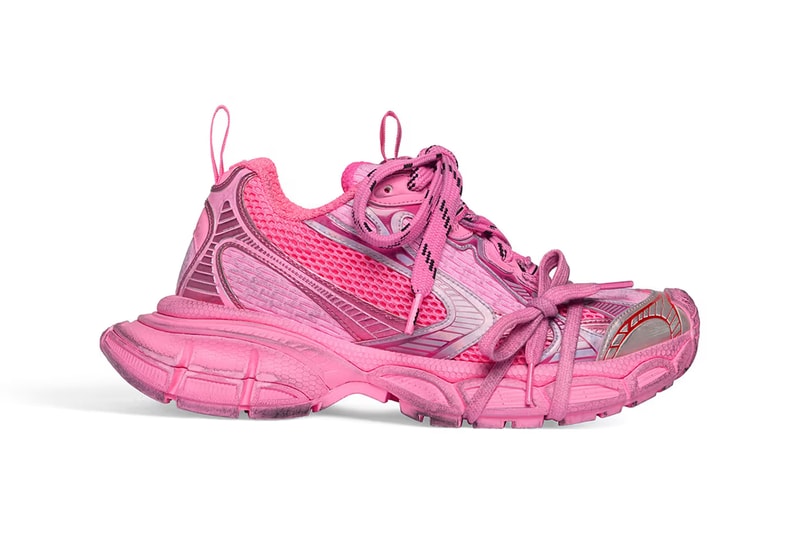 Balenciaga 3XL Trainer Fluo Yellow Neon Blue Mesh Pink Polyurethane Demna Sneaker Release Information Chunky Dad Shoe The Mud Show
