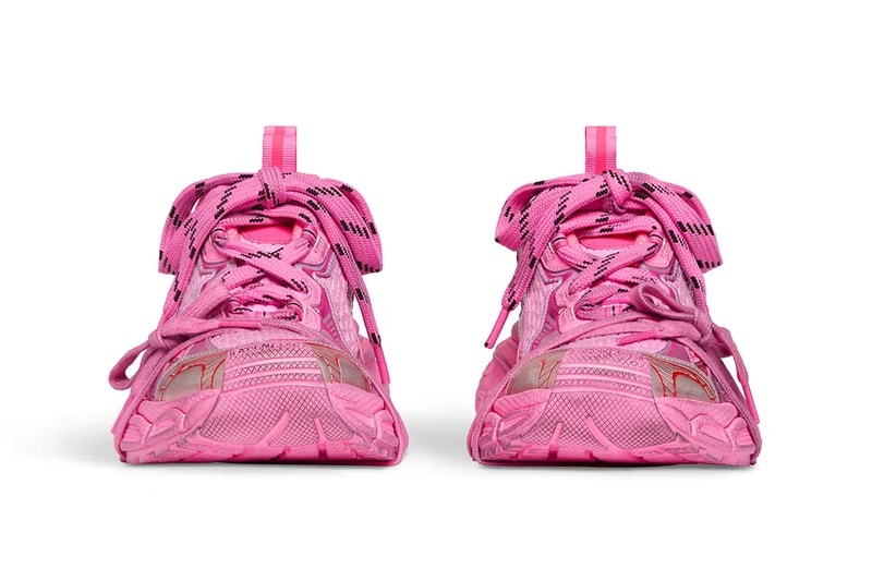 Balenciaga 3XL Trainer Fluo Yellow Neon Blue Mesh Pink Polyurethane Demna Sneaker Release Information Chunky Dad Shoe The Mud Show