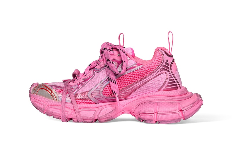Balenciaga 3XL Trainer Fluo Yellow Neon Blue Mesh Pink Polyurethane Demna Sneaker Release Information Chunky Dad Shoe The Mud Show